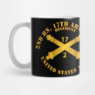 2nd Bn 17th Field Artillery Regt - w Arty Branch Mug